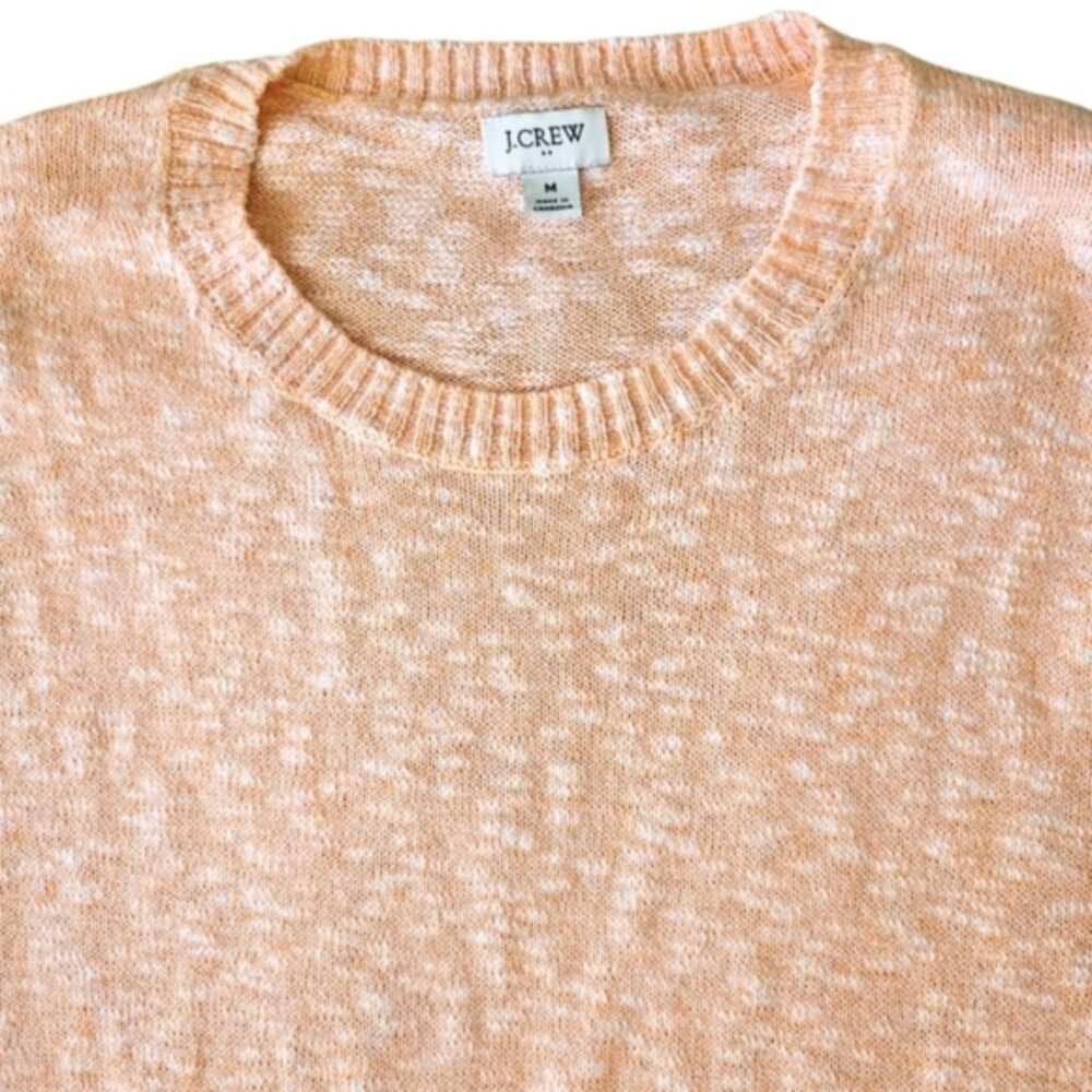 J. Crew Light Peach Crewneck Sweater - Picture 3 of 7